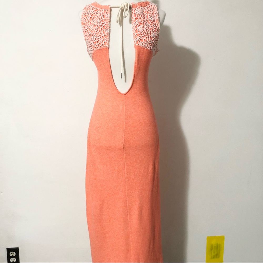 GUESS Peach Maxi Dress - Picture 3 of 7